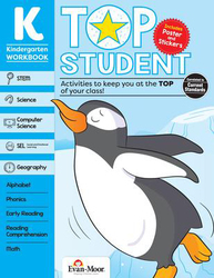 Top Student, Grade K, Paperback Book, By: Evan-Moor Educational Publishers
