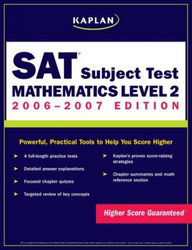 Kaplan SAT Subject Test: Mathematics Level 2, Hardcover Book, By: Kaplan