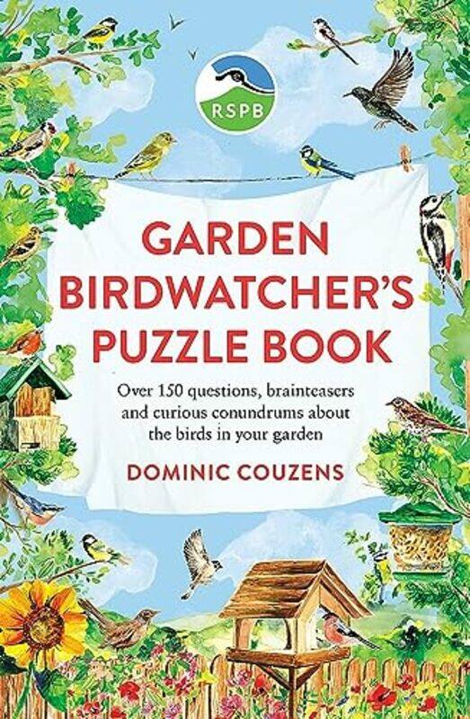 

Rspb Garden Birdwatchers Puzzle Book by RSPBDominic (Author) CouzensDr Gareth Moore-Paperback