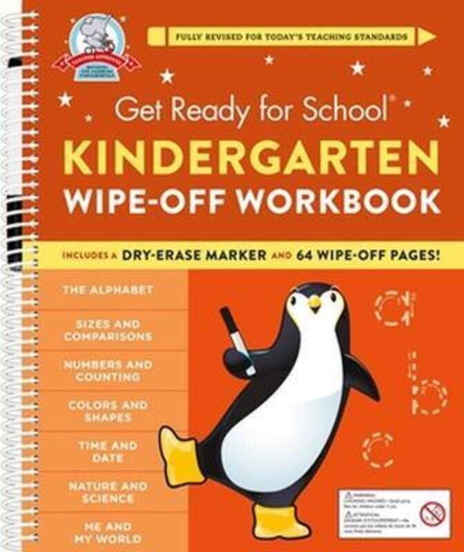 

Get Ready for School: Kindergarten Wipe-Off Workbook,Paperback,ByStella, Heather