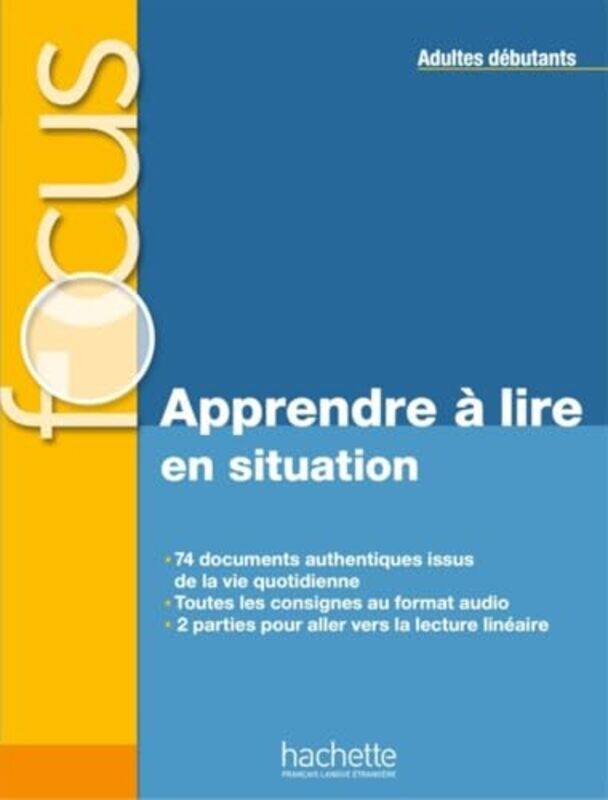 

Focus Apprendre a lire en situation adultes debutants by Deborah SimontonKatie Barclay-Paperback