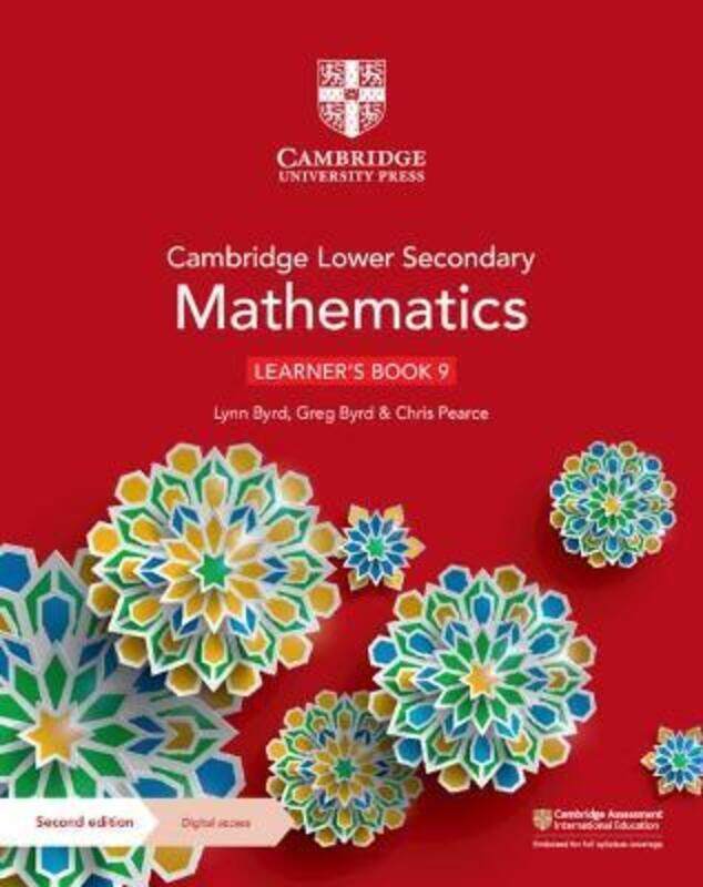 

Cambridge Lower Secondary Mathematics Learner's Book 9 with Digital Access (1 Year), Paperback Book, By: Lynn Byrd