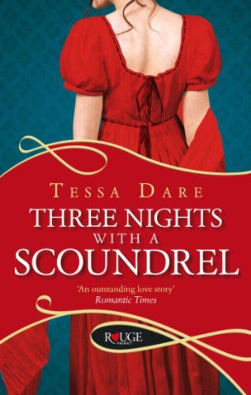 

Three Nights With a Scoundrel A Rouge Regency Romance by Tessa Dare-Paperback