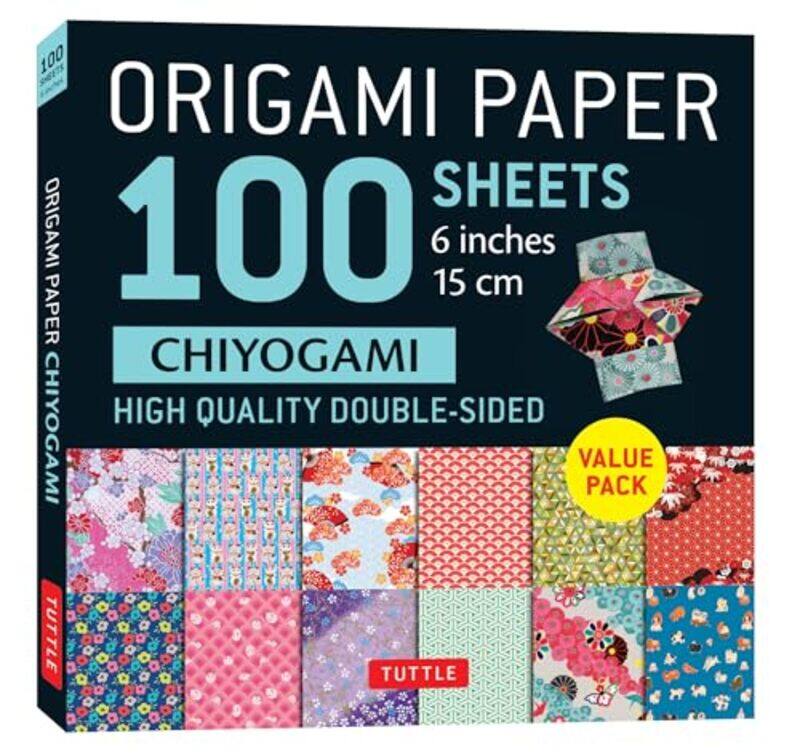 

Origami Paper 100 Chiyogami By Tuttle - Paperback