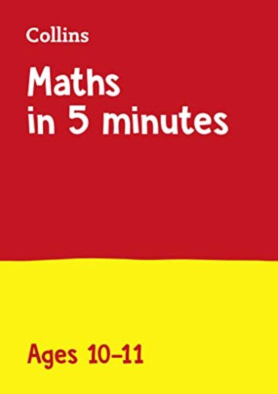 

Maths in 5 Minutes a Day Age 1011 by Collins KS2-Paperback