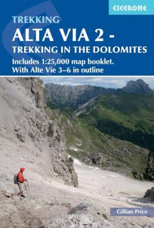 

Alta Via 2 Trekking in the Dolomites by Gillian Price-Paperback