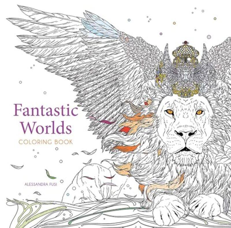 

Fantastic Worlds Coloring Book by Alessandra Fusi-Paperback