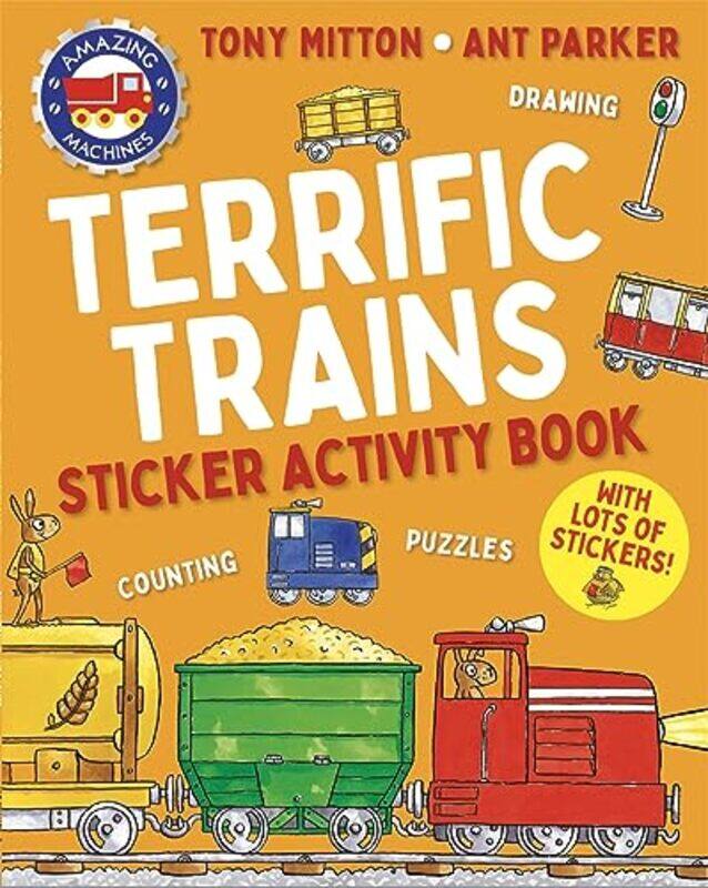 

Amazing Machines Terrific Trains Sticker By Mitton Tony - Paperback