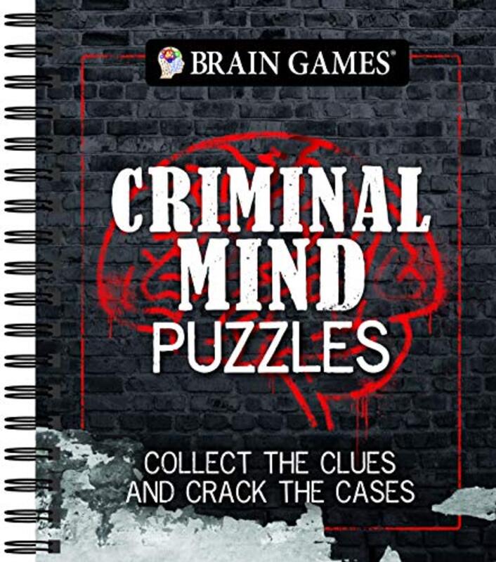 Brain Games Criminal Mind Puzzles Collect The Clues And Crack The Cases by Publications Interna..Paperback