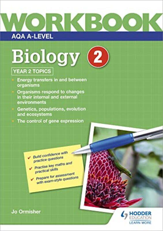 

AQA Alevel Biology Workbook 2 by Jo Ormisher-Paperback