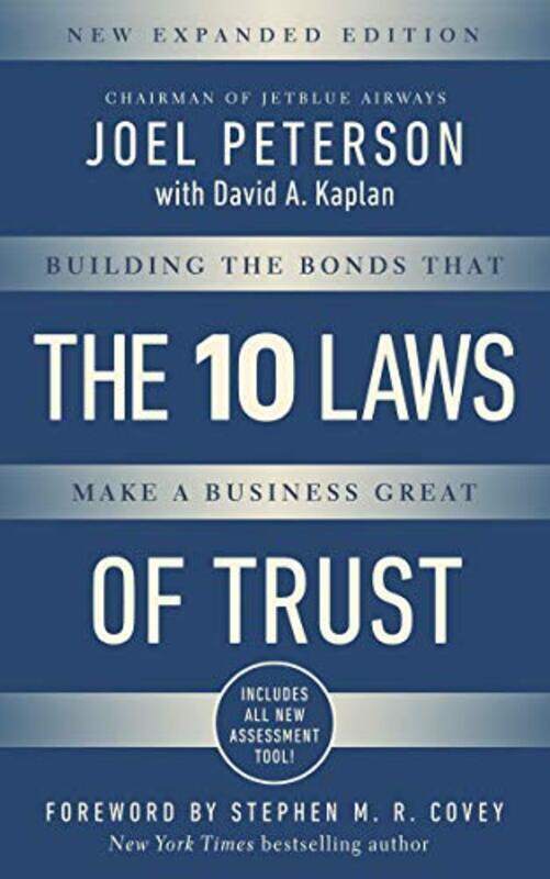 

10 Laws Of Trust: Expanded Edition, Hardcover Book, By: Joel Peterson