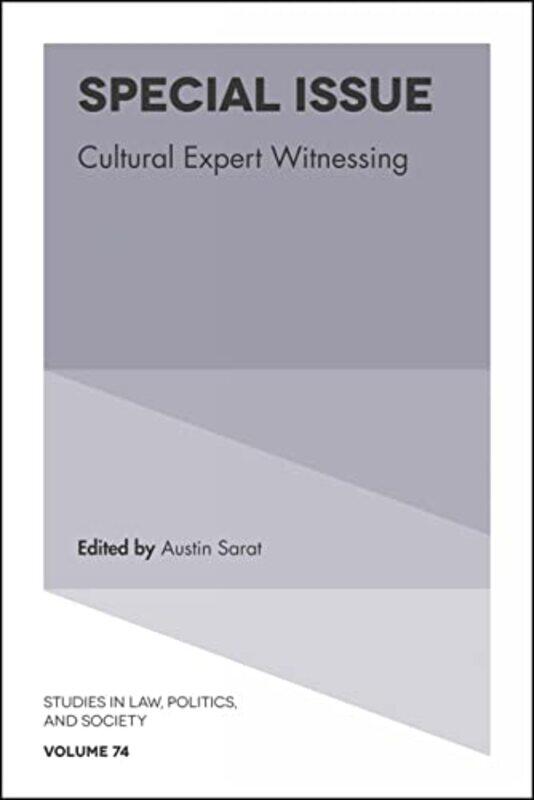 

Special Issue by Austin Amherst College, USA Sarat-Hardcover
