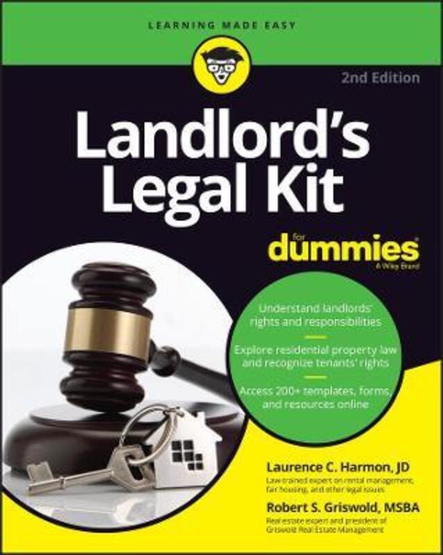 

Landlord's Legal Kit For Dummies, 2nd Edition,Paperback, By:Griswold, RS