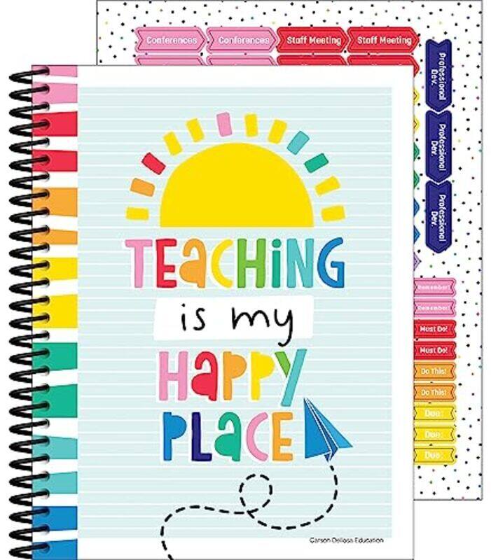 

Happy Place Teacher Planner by Carson Dellosa Education Paperback