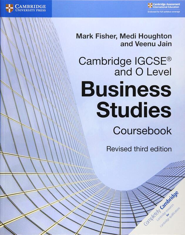 

Cambridge IGCSE (R) and O Level Business Studies Revised Coursebook, Paperback Book, By: Mark Fisher