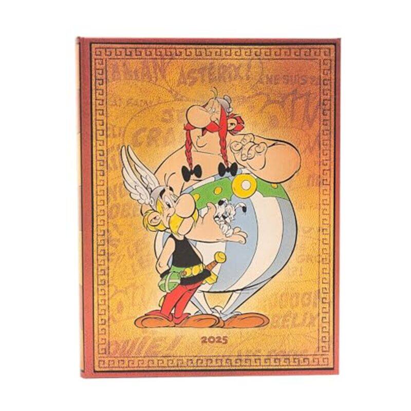 

Asterix & Obelix (The Adventures of Asterix) Ultra 12-month Day-at-a-time Hardback Dayplanner 2025 (Elastic Band Closure) by Paperblanks -Hardcover