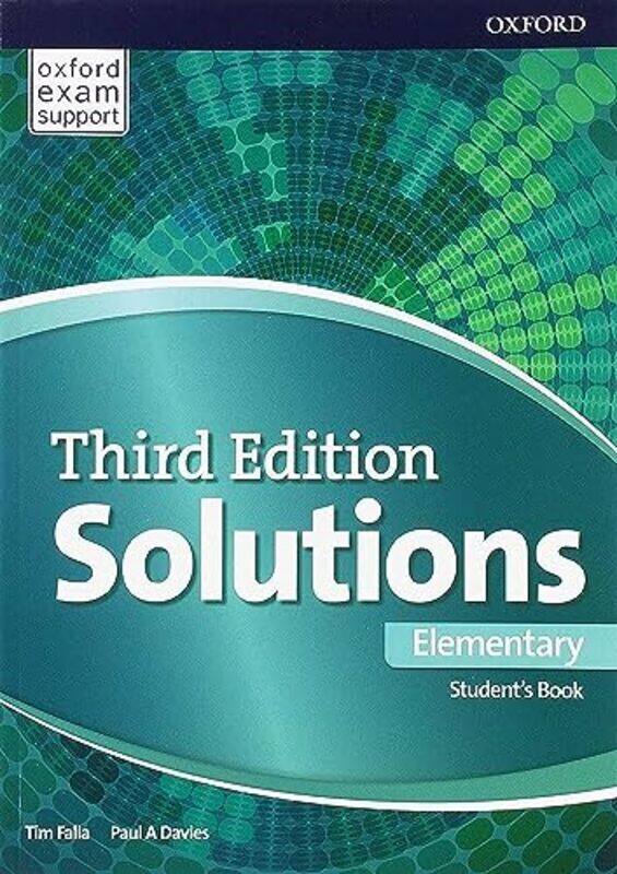 

Solutions Elementary Students Book by Oxford Paperback