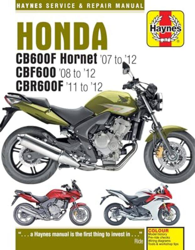 

Honda CB600 Hornet CBF600 and CBR600F 07 12 by Matthew Coombs-Paperback