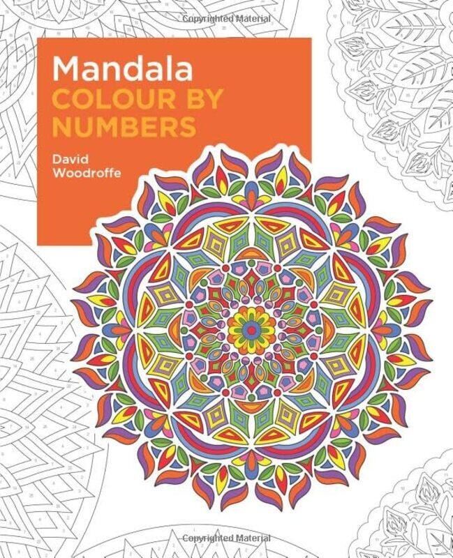 

Mandala Colour by Numbers,Paperback by David Woodroffe