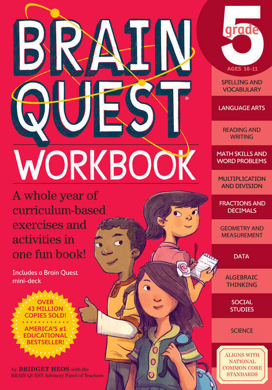 

Brain Quest Workbook: Grade 5, Paperback Book, By: Bridget Heos