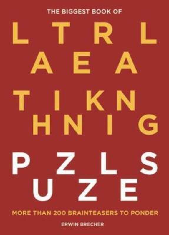 

The Biggest Book of Lateral Thinking Puzzles.Hardcover,By :Brecher, Erwin