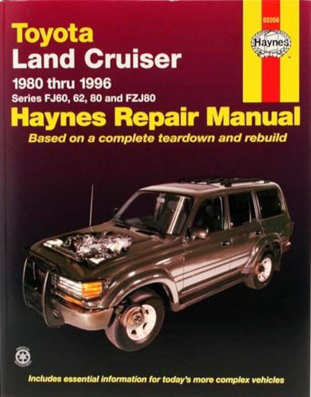 

Toyota Land Cruiser 80 96 By Haynes Publishing -Paperback