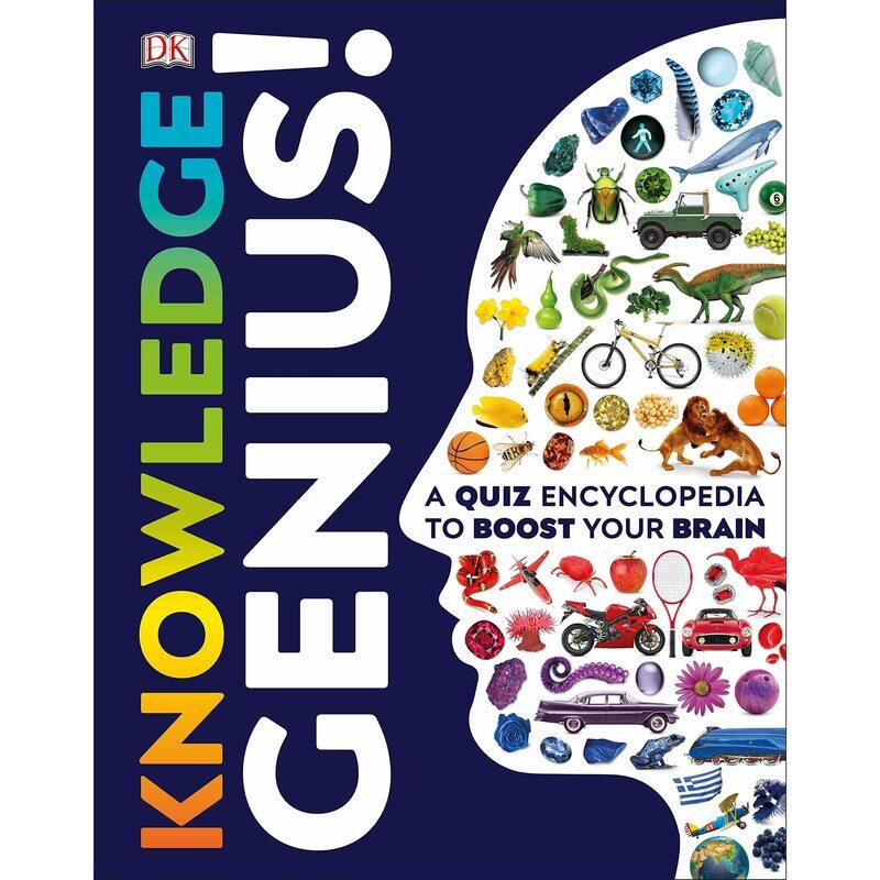 

Knowledge Genius!: A Quiz Encyclopedia to Boost Your Brain, Hardcover Book, By: DK