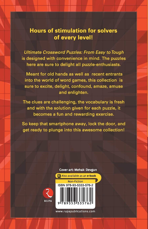 Ultimate Crosswords Puzzles, Paperback Book, By: Rupa Publications