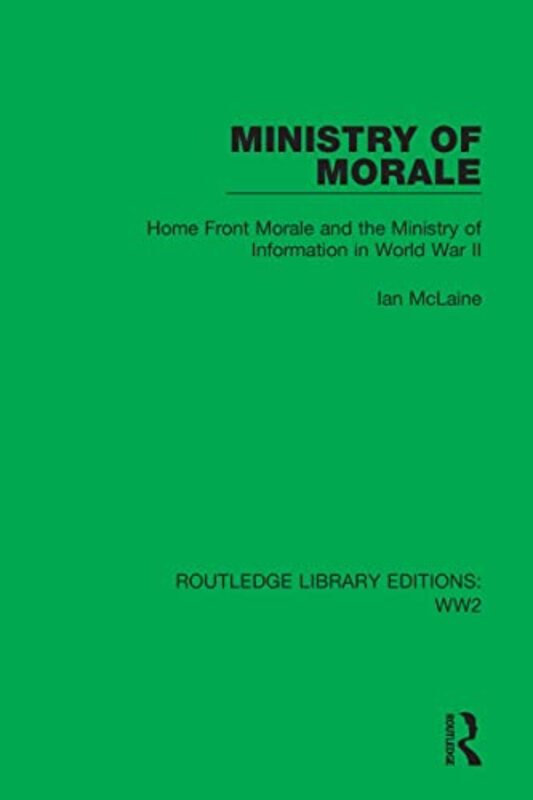 Ministry of Morale Paperback by Ian McLaine