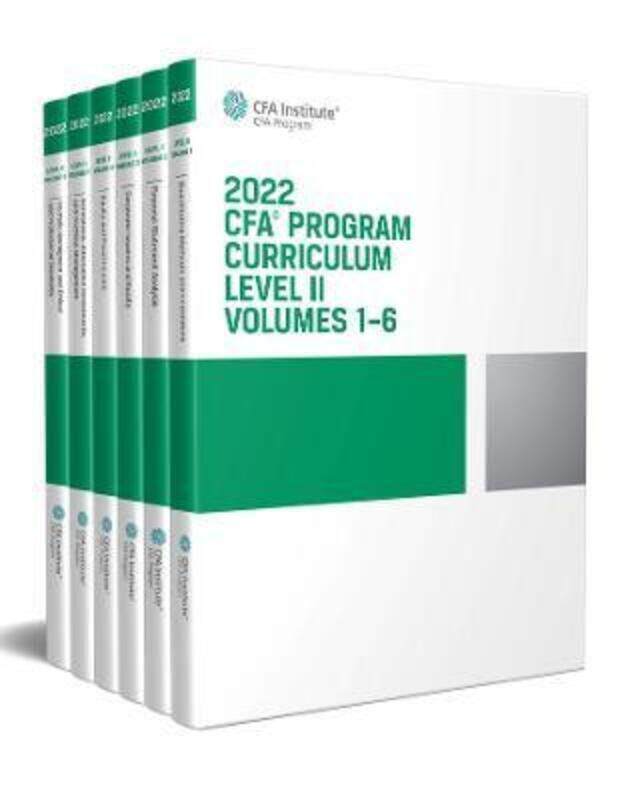 

2022 CFA Program Curriculum Level II Box Set.paperback,By :CFA Institute
