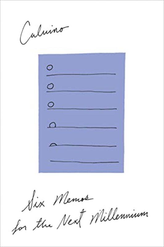 

Six Memos For The Next Millennium By Calvino Italo - Paperback