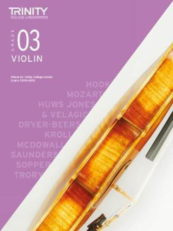 

Trinity College London Violin Exam Pieces 2020-2023: Grade 3,Paperback, By:Trinity College London