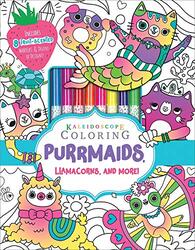Kaleidoscope Coloring Purrmaids Llamacorns And More By Editors Of Silver Dolphin Books - Paperback