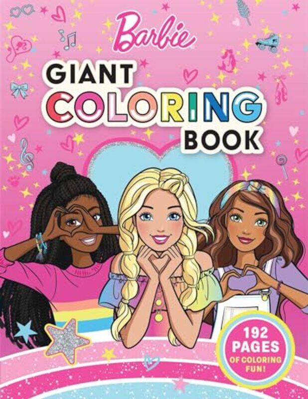 

Barbie Giant Coloring Bk By Mattel - Paperback