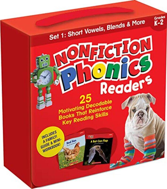 

Nonfiction Phonics Readers Set 1 Short Vowels Blends & More Singlecopy Set 25 Motivating Decod By Charlesworth, Liza -Paperback