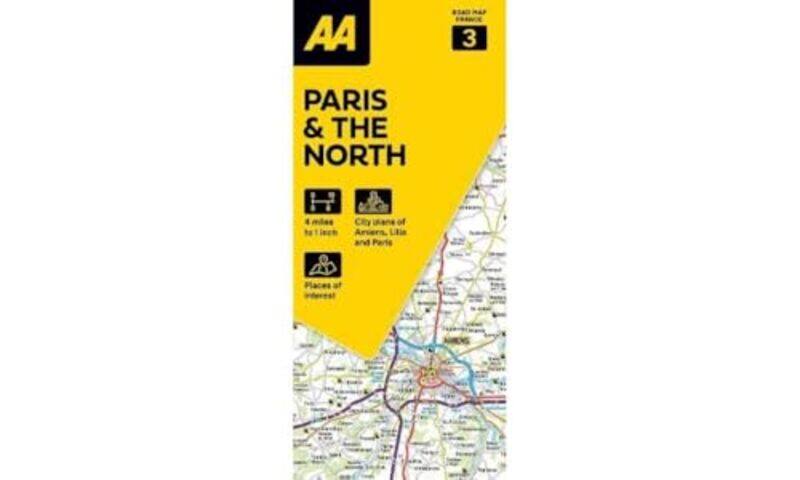 

AA Road Map Paris & The North by -Other Book Format