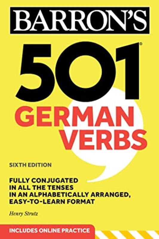 

501 German Verbs, Sixth Edition,Paperback,by:Henry Strutz