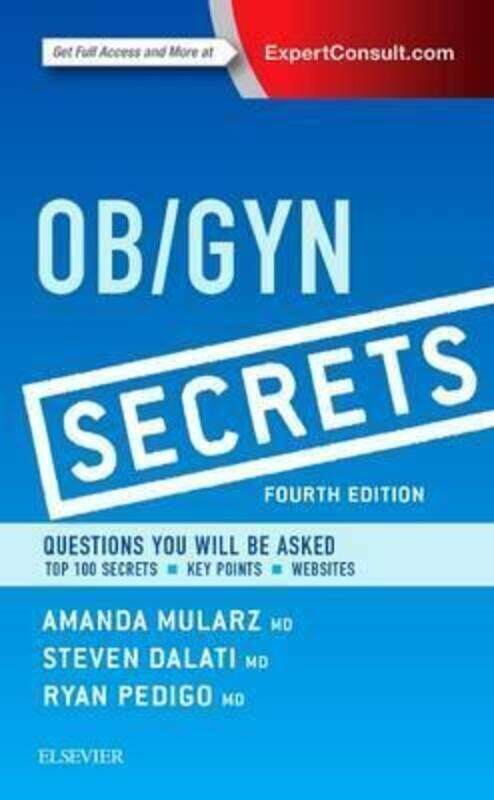 

Ob/Gyn Secrets.paperback,By :Mularz, Amanda - Dalati, Steven - Pedigo, Ryan A.