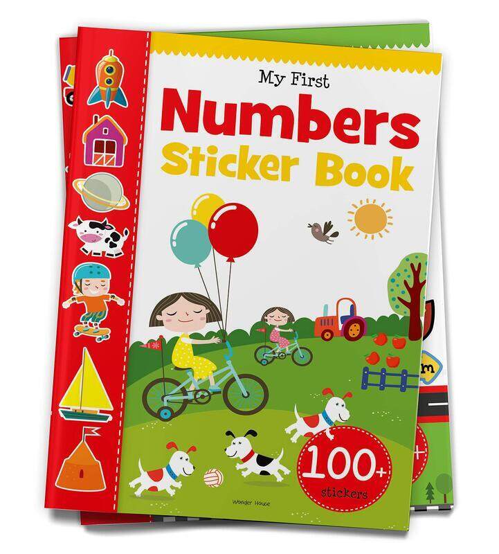 

My First Numbers Sticker Book: Exciting Sticker Book with 100 Stickers, Paperback Book, By: Wonder House Books