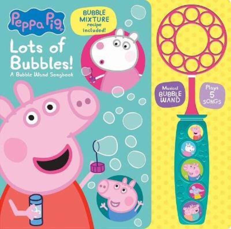 

Peppa Pig: Lots of Bubbles! a Bubble Wand Songbook.paperback,By :Pi Kids