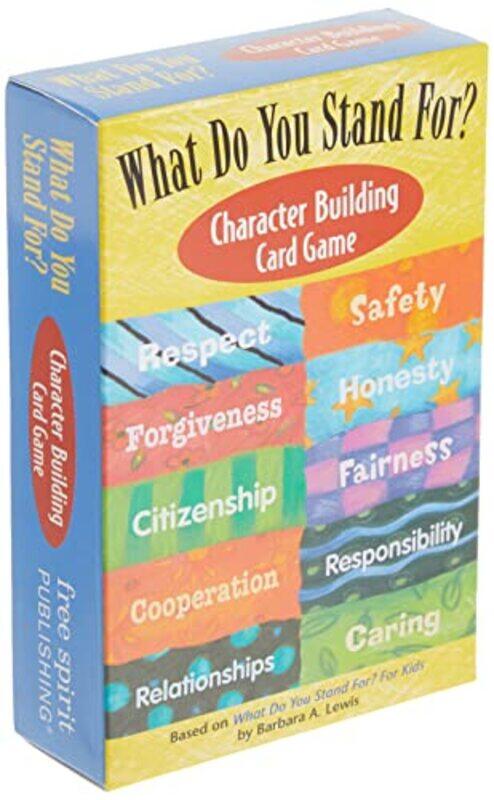 

What Do You Stand For Character Building Card Game by Barbara A Lewis Paperback