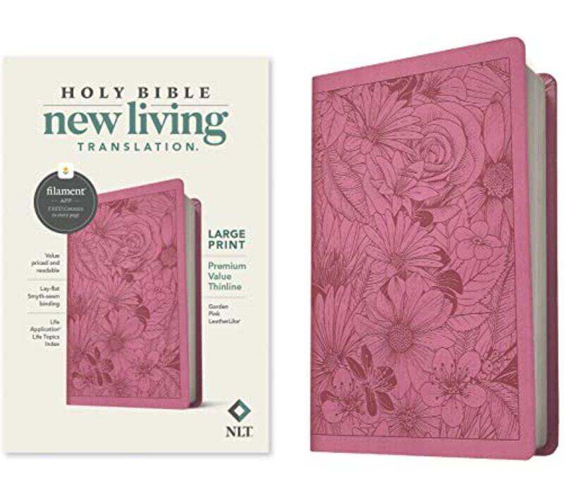 

Nlt Large Print Premium Value Thinline Bible Filament Paperback