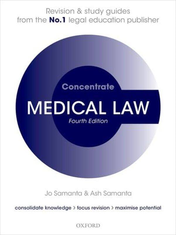 

Medical Law Concentrate By Jo Emeritus Profess...Paperback