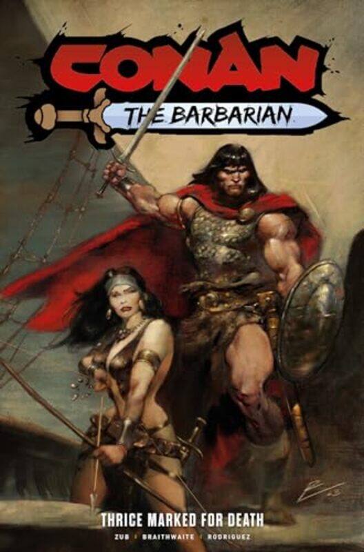 

Conan The Barbarian Thrice Marked For De By Zub Jim - Paperback