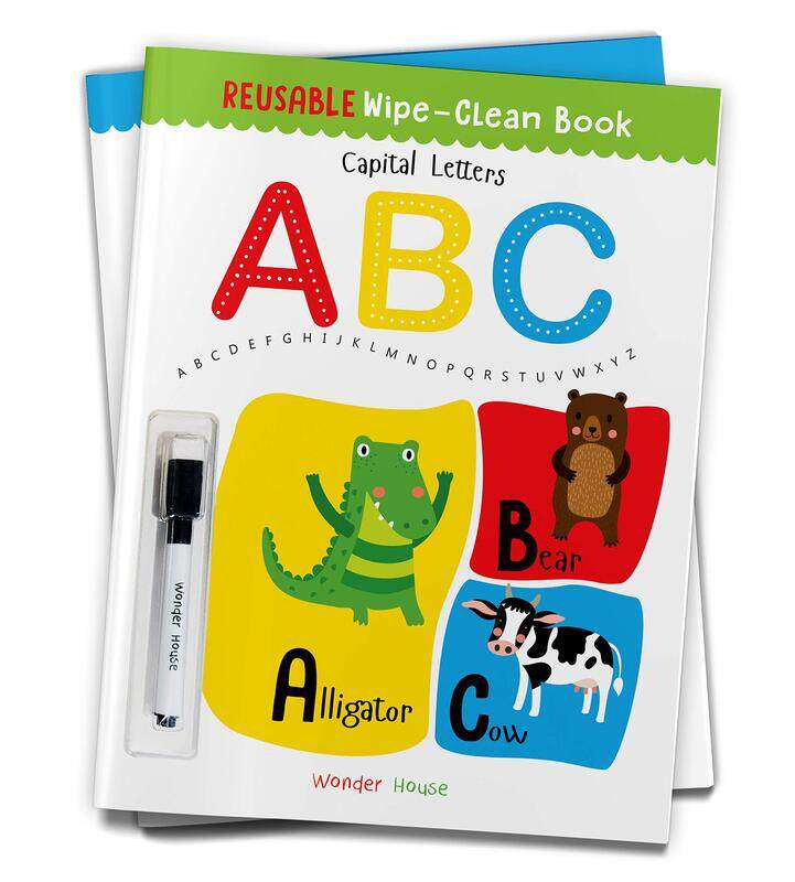 

Reusable Wipe And Clean Book - Capital Letters: Write And Practice Capital Letters, Paperback Book, By: Wonder House Books