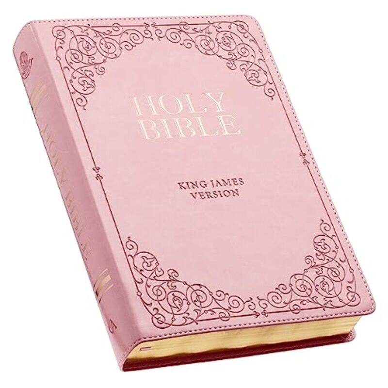 

Kjv Bible Giant Print Full Size Pink Paperback