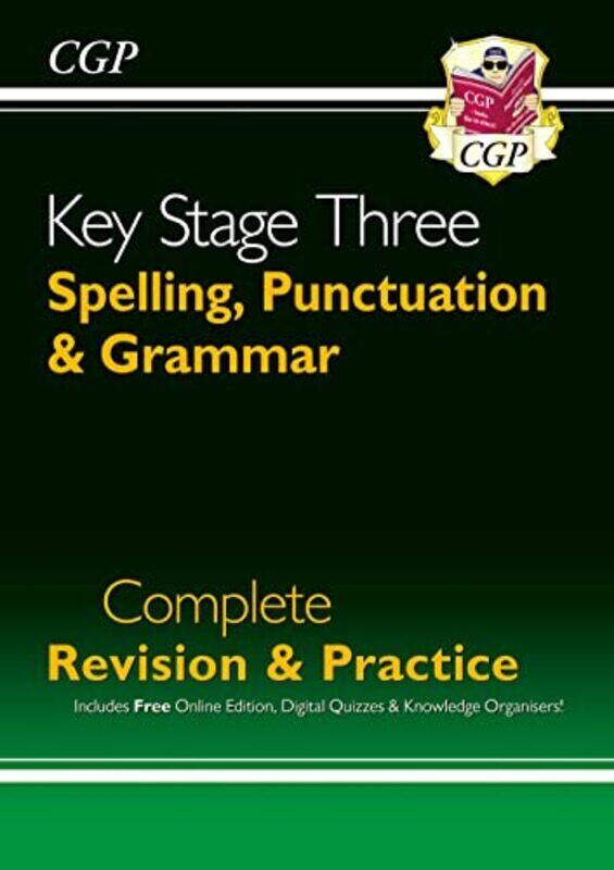 

New KS3 Spelling Punctuation & Grammar Complete Revision & Practice with Online Edition & Quizzes by CGP Books - CGP Books - Paperback