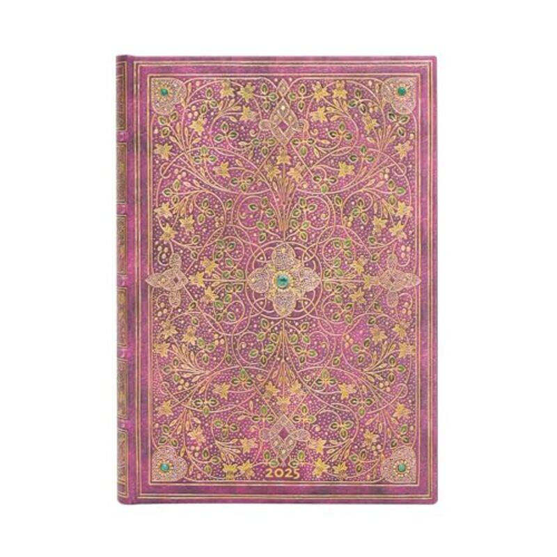 

Diamond Jubilee (Sangorski & Sutcliffe) Midi 12-month Day-at-a-time Hardback Dayplanner 2025 (Elastic Band Closure) by Paperblanks -Hardcover