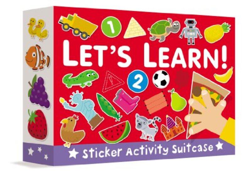 

Sticker Activity Suitcase - Lets Learn! , Hardcover by Hammond, Fitz