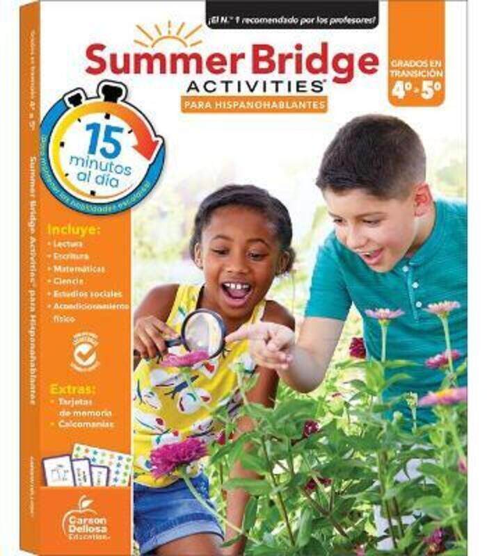 

Summer Bridge Activities Spanish 4-5, Grades 4 - 5.paperback,By :Summer Bridge Activities - Carson Dellosa Education